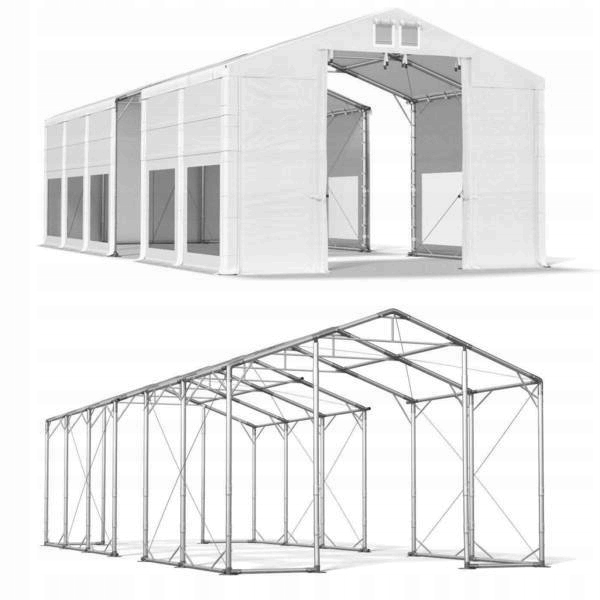 Namioty Imprezowe 4x16m [3,5m] Budowlane Das 560 P