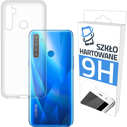 

Etui Slim + Szkło Hartowane do Realme 5I