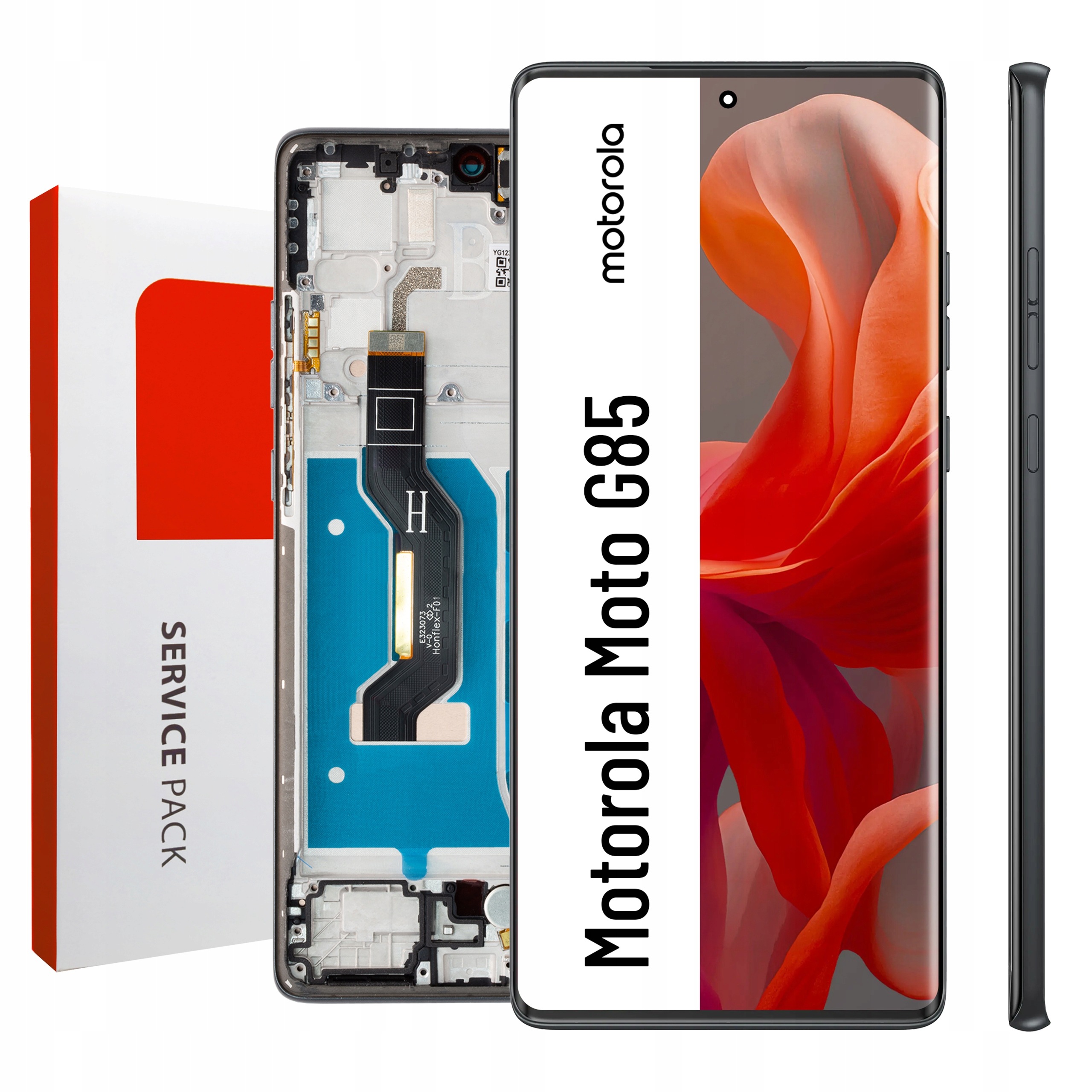 XT2427-3 LCD pre Motorola G85 Service Pack Rámček Matrica Originál Zila