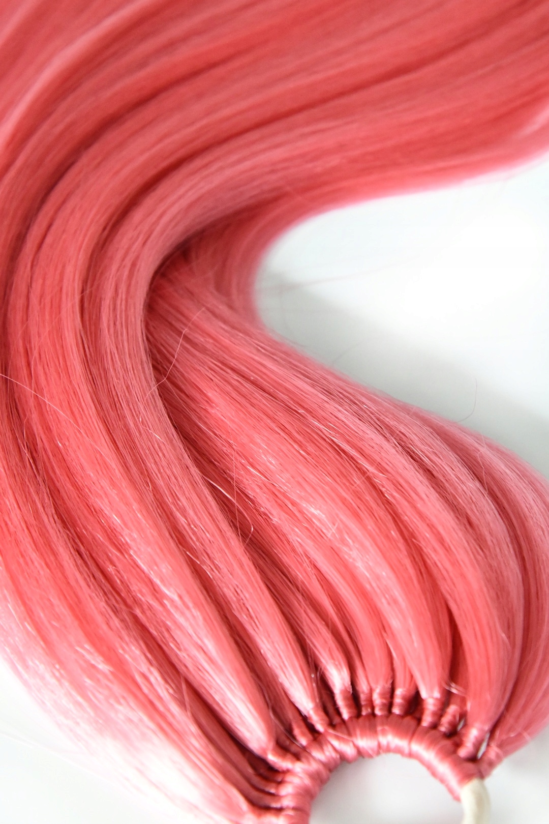 Culík na gumičce, prodloužení culíku růžový XL 160g