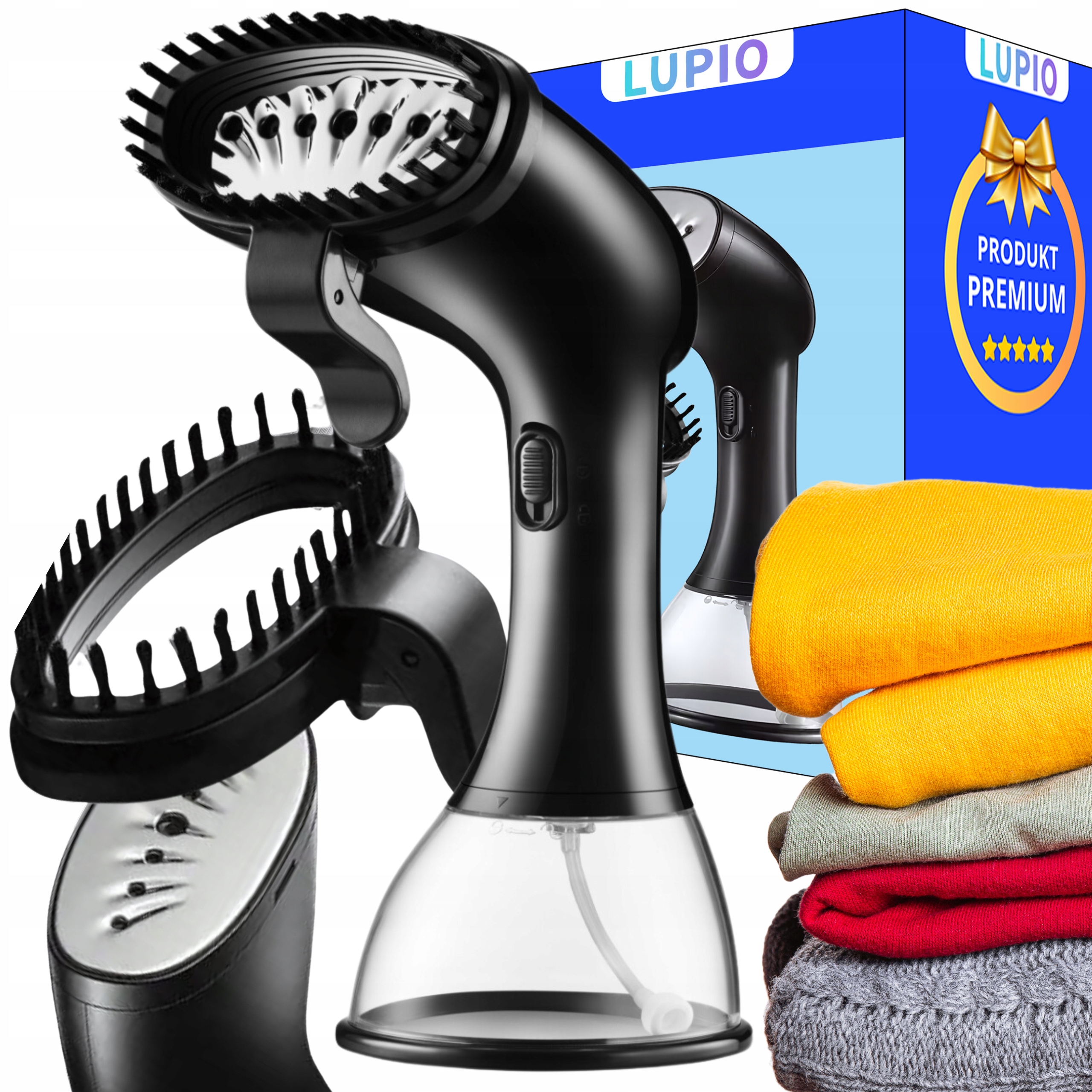 Parownica Do Ubrań Żelazko Parowe Steamer Ręczna 2000W Regulacja Pary HY128