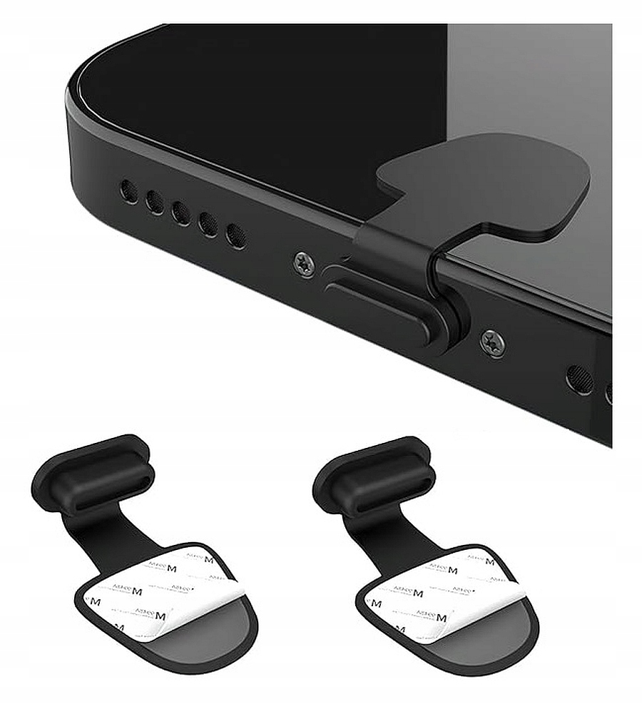 2x Zatyczka Zaślepka Przeciw Pyłowa Kurzowa Do Telefonu Złącza Typ Usb C