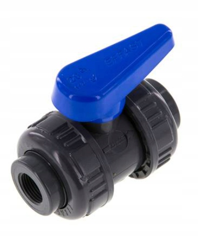 Kulový kohout Pvc-u pro vodu, Rp 2 1/2", PN16