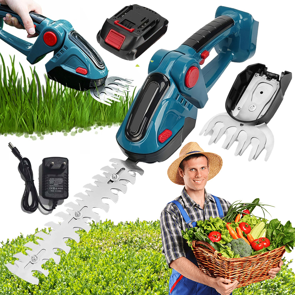 500V 2V1 Zahradní Elektrické Nůžky S Nastavitelným Úhlem 90 Stupňů, 60 Minut Provozu