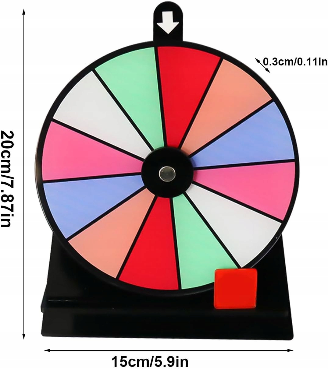 TABLICA KOŁO FORTUNY RULETKA GRA PLANSZOWA ROZRYWKOWA IMPREZA NA PREZENT Maksymalna liczba graczy Więcej niż 6