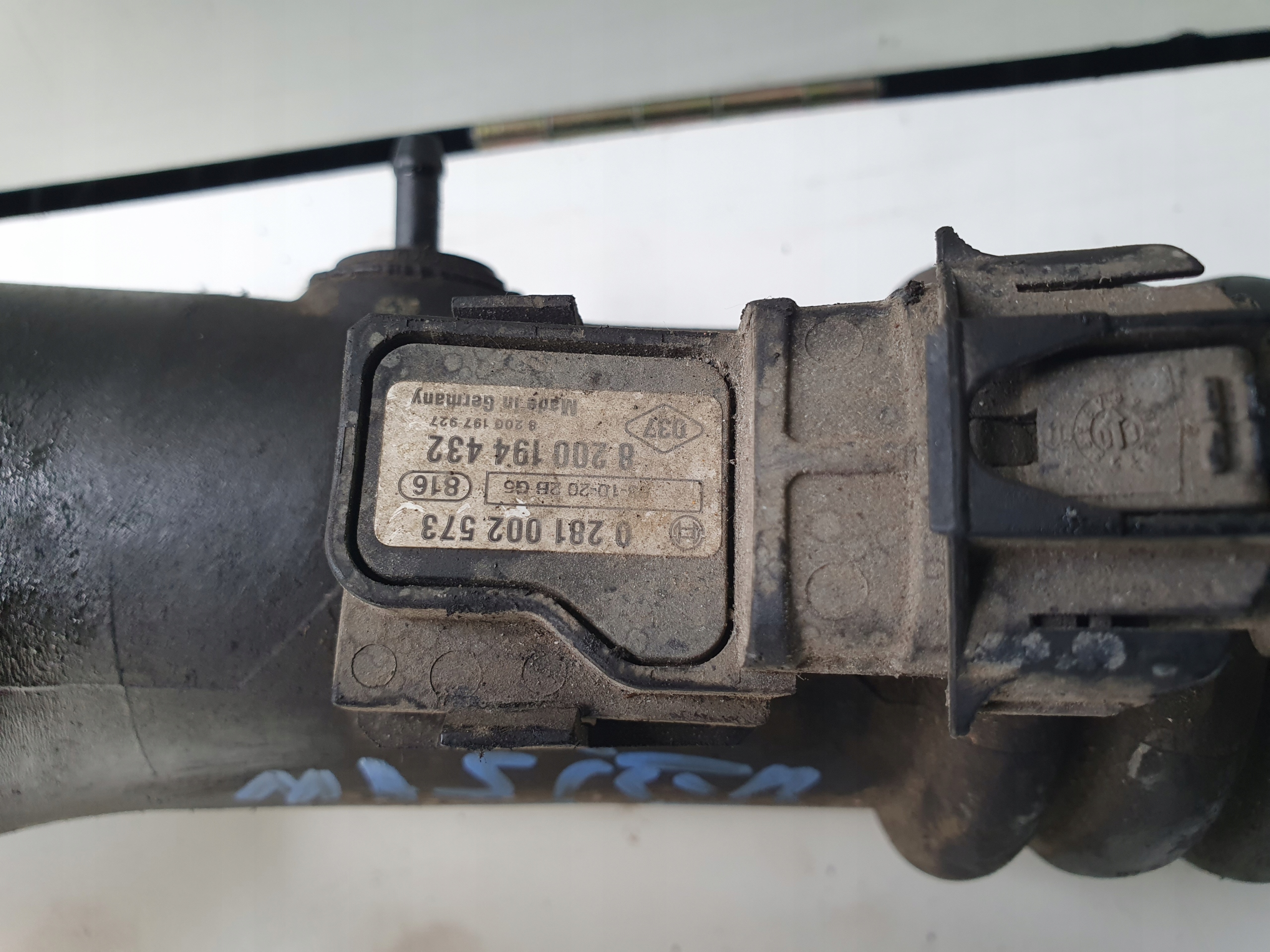 Renault Master 2 II 2.5 DCI 01- dolot rohr luft turbo