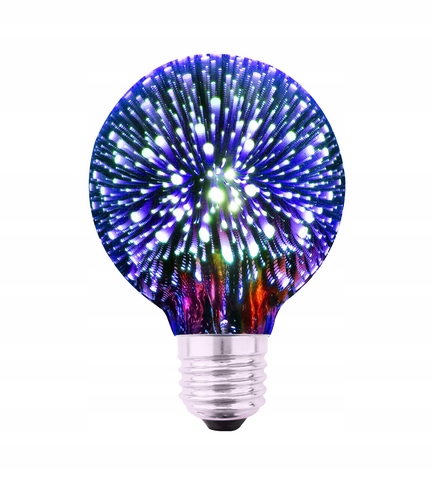 

Żarówka Dekoracyjna Led E27 filament efekt 3D Idea