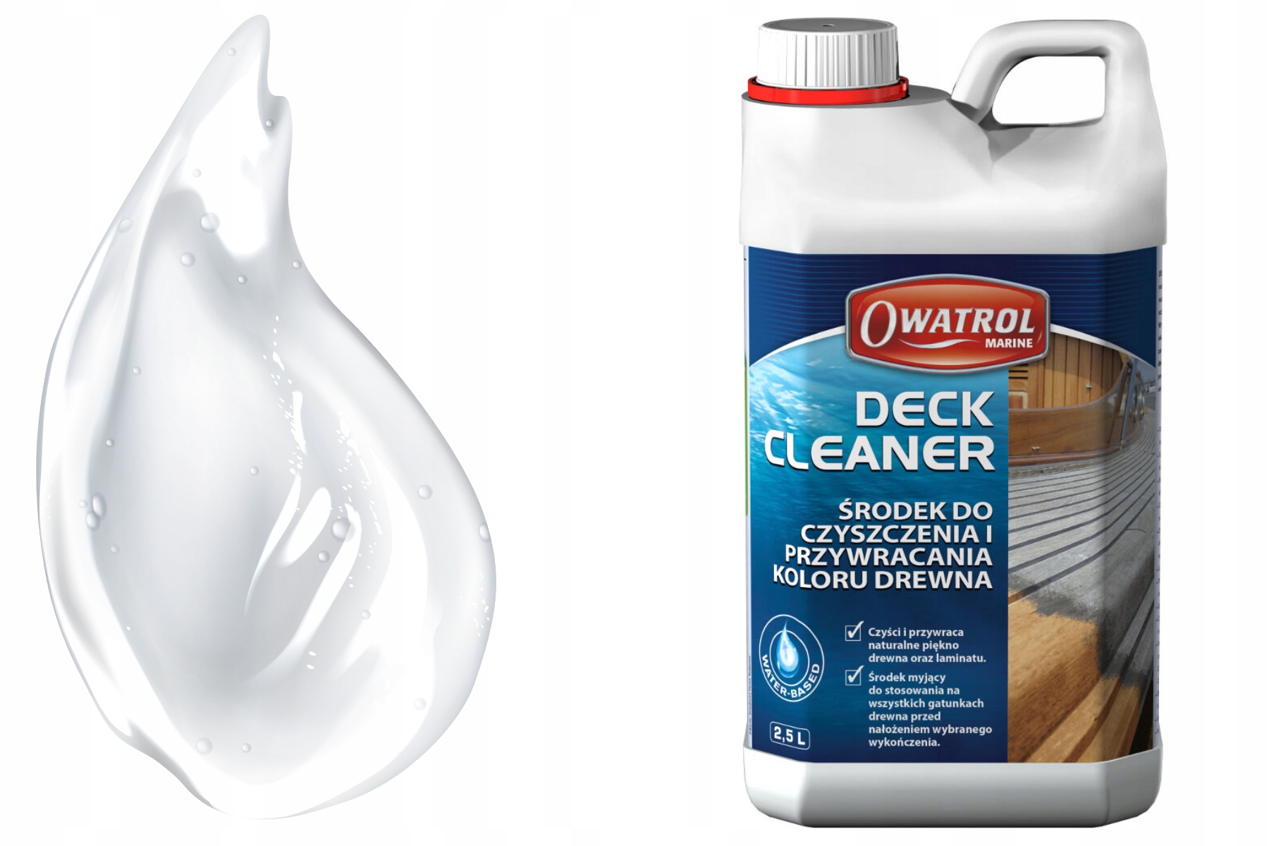 Marine Deck Cleaner 2,5L Prostředek na odmrazování dřeva v lodích