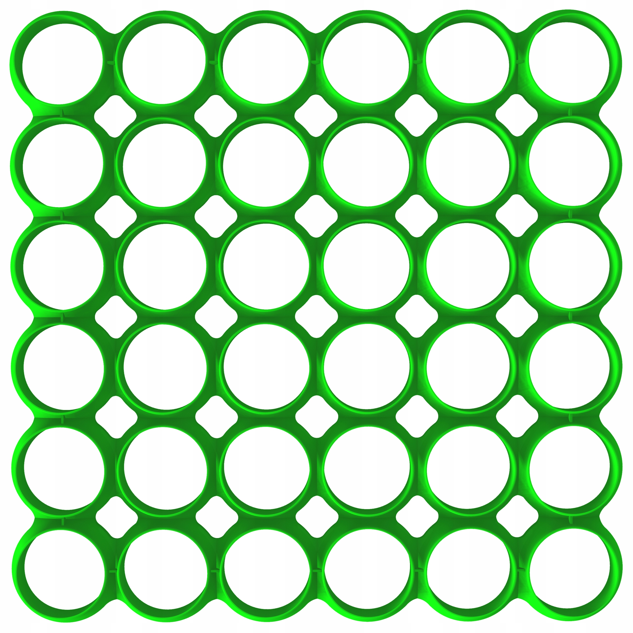 Foremka Vykrajovátko na perníkové knedlíky 36 Spojených Koleček ø 3 cm