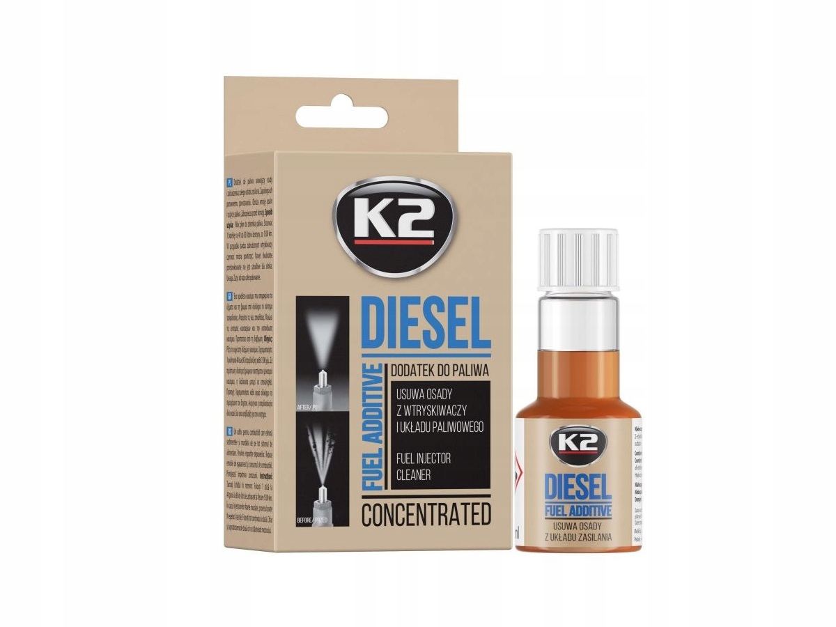

K2 Diesel 50ML Do Czyszczenia Wtrysków Diesela