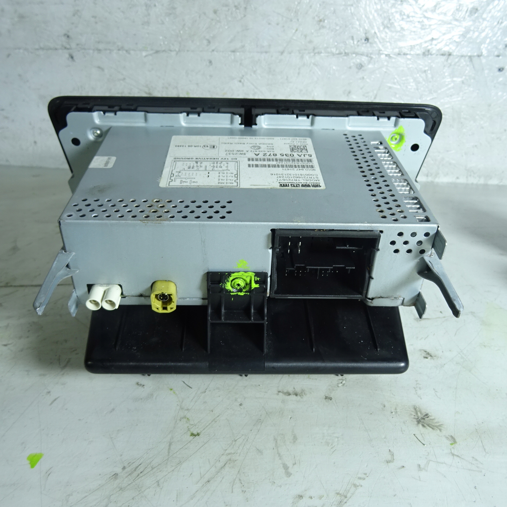 SKODA RAPID RADIO 5JA035872A