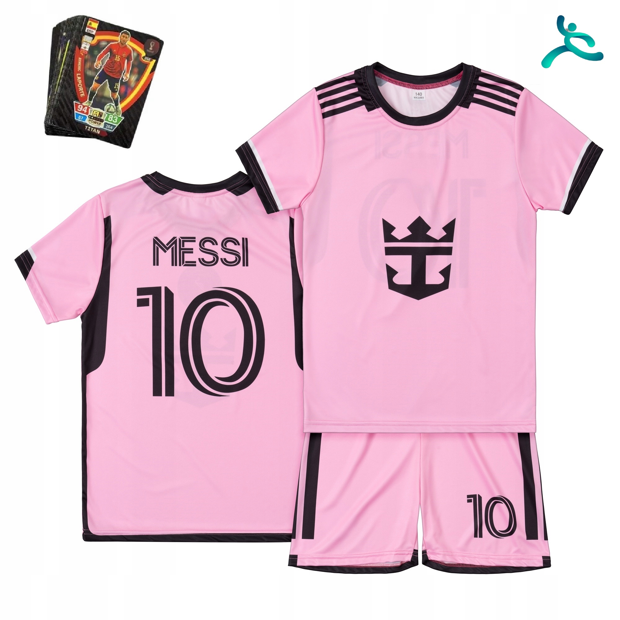 Fotbalové oblečení komplet dárek Messi vel 158