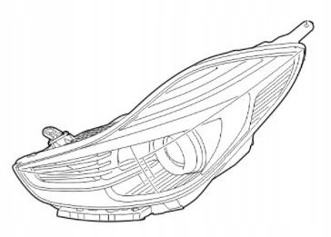 Hyundai ix20 (2015-2019) Lewy reflektor