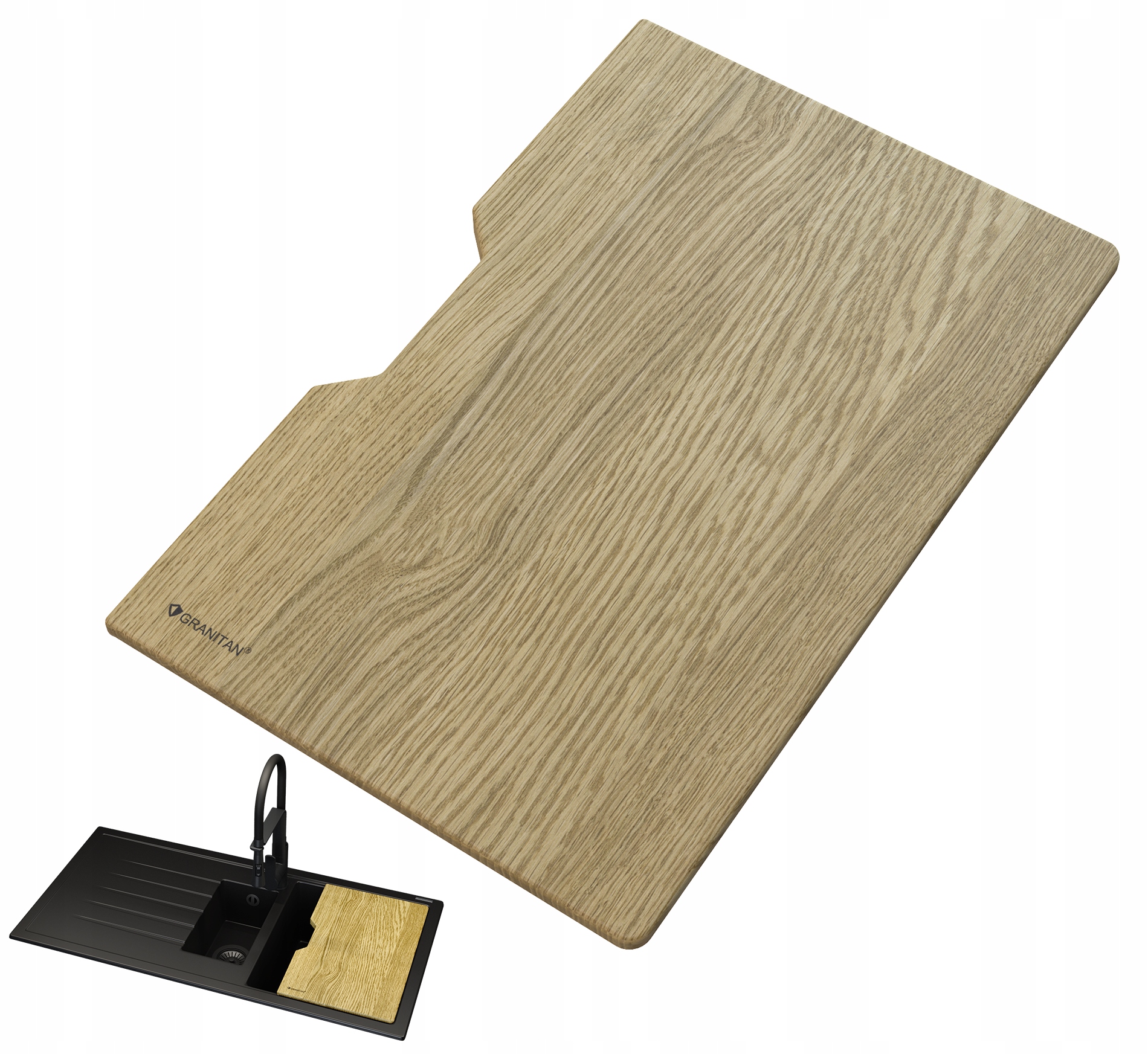 Dřevěná Deska Do Dřezu S Vložkou Solaris