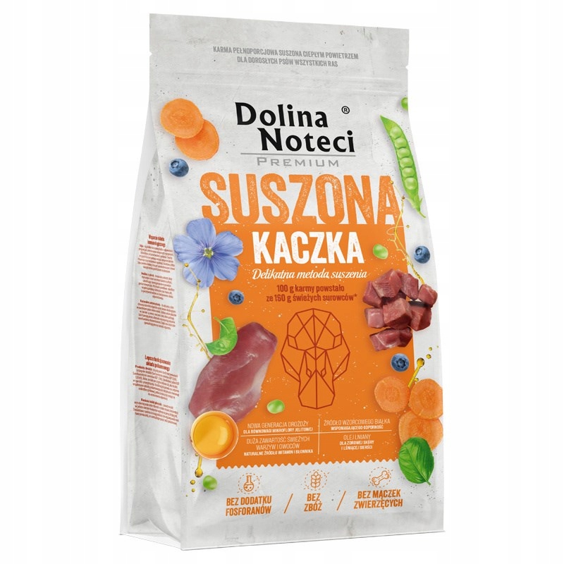 Levně Dolina Noteci Premium kachní krmivo sušené pro psa 9 kg