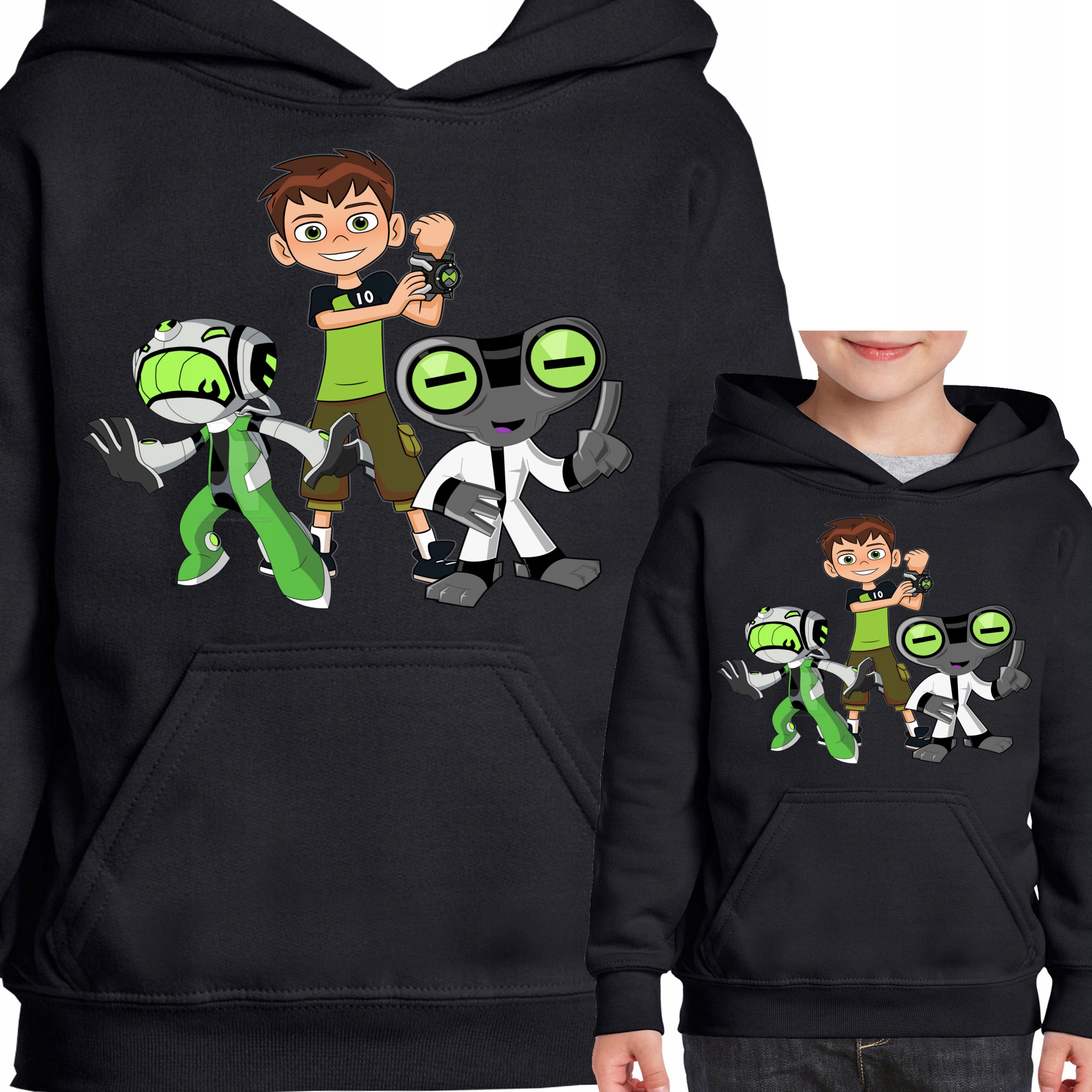 

3035 Bluza Z Kapturem Ben 10 Bajka Jakość 128