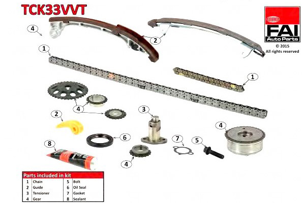 КОМПЛЕКТ ЛАНЧ ROZRZADU FAI Автозапчастини 1350628010