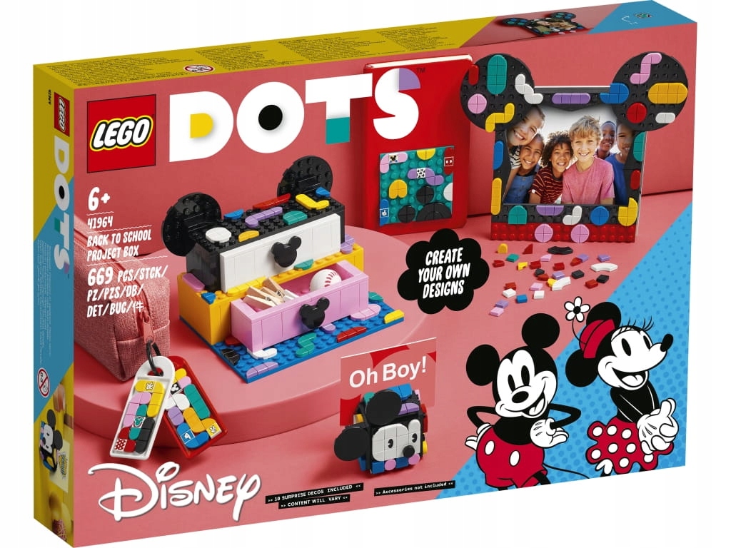 Lego 41964 Dots Mickey Mouse a Minnie Mouse – sada