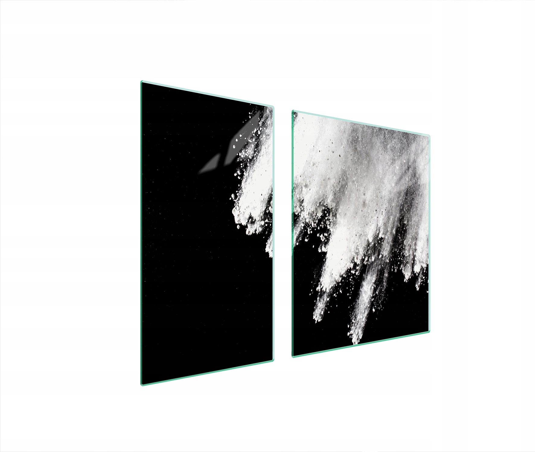 Skleněná Ochranná Deska Na Sporák 90x52 Výbuch Tvrzené Sklo