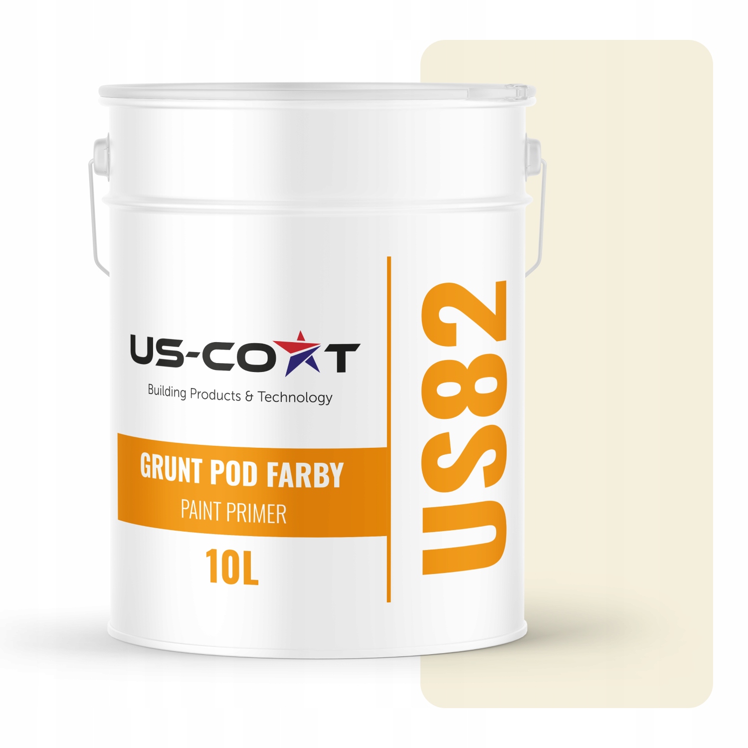 Podkladová Báze Pod Silikonovou Fasádní Barvu, Bílá, Rozbitá Na Béžovou F771 10L