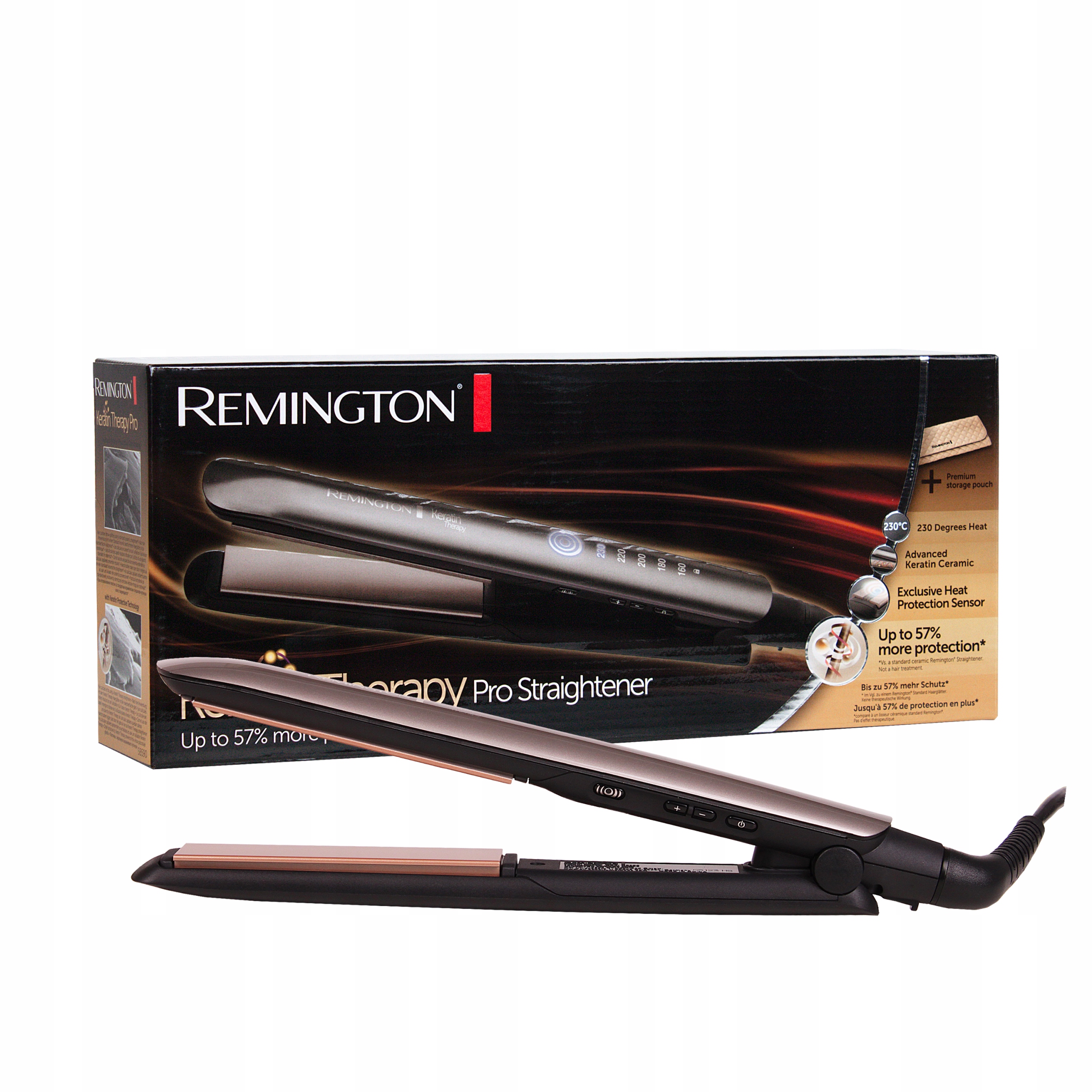 Prostownica do włosów keratynowa Remington S8590 5w1 keratin therapy etui