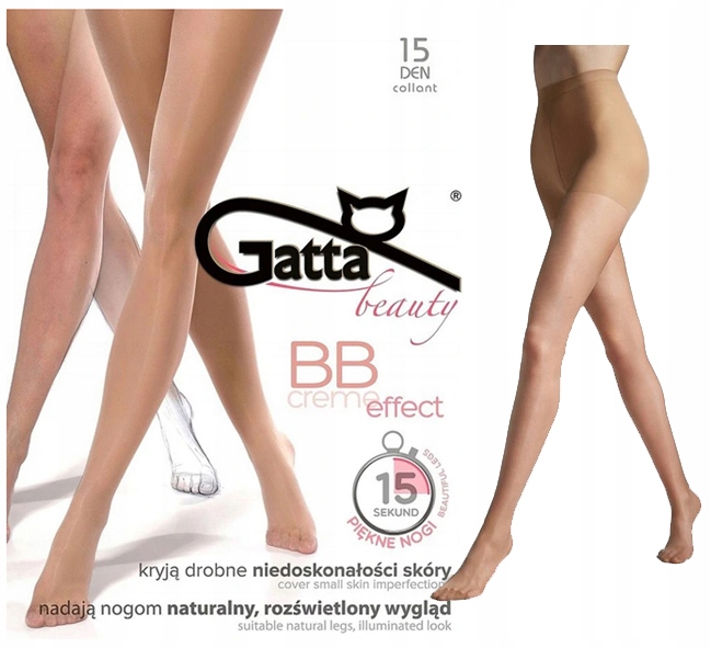 

Gatta Rajstopy Bb Creme Effect 15 Den Daino 4-L