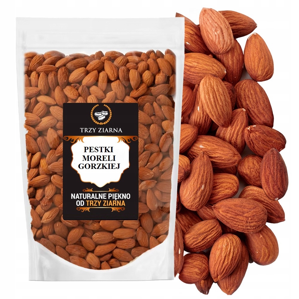 Pestki Moreli Gorzkiej 1kg naturalne gorzkie jądra morela gorzka błonnik