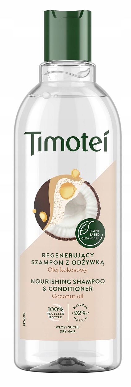 

Timotei szampon z odżywką Regenerujący kokos 400ml