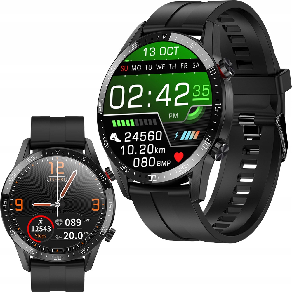 

Zegarek Męski Smartwatch kroki puls Ekg G5 IP68