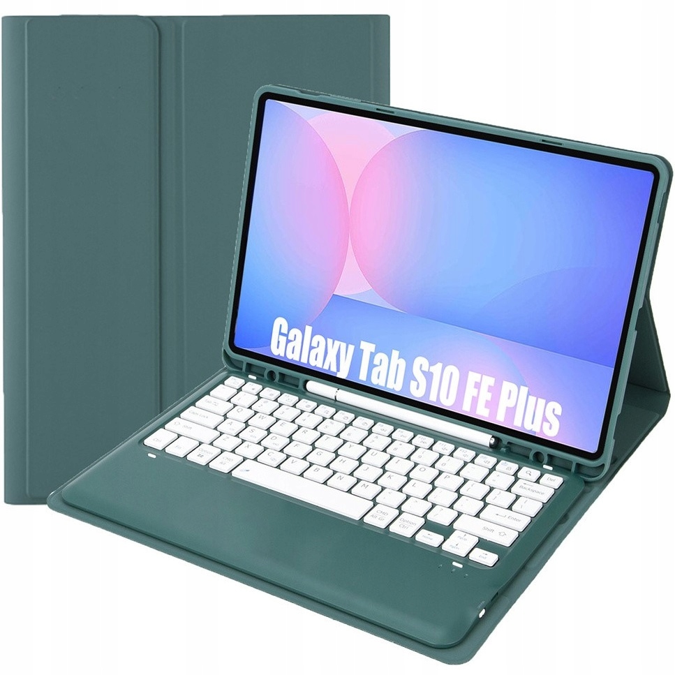 Etui Z Klawiaturą Bluetooth Do Samsung Galaxy Tab S10 Fe+ Case Obudowa