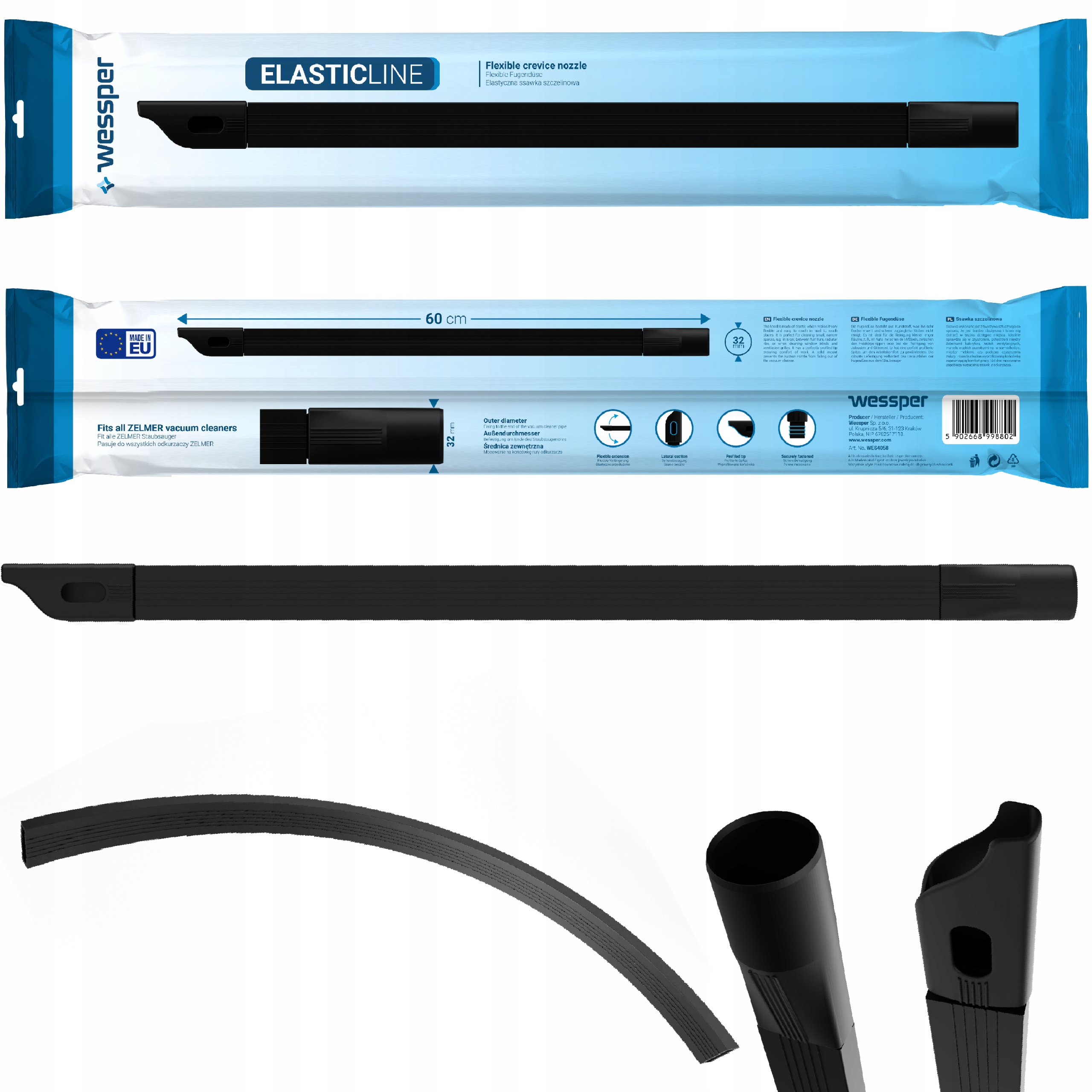 

Ssawka Szczelinowa 59 CM Zelmer Jupiter ZVC425HT