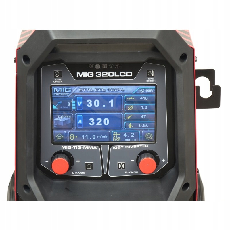 IDEAL TECNO MIG 320 LCD SYNERGIC Kod producenta IDEAL MIG 320 LCD SYNERGIA MMA