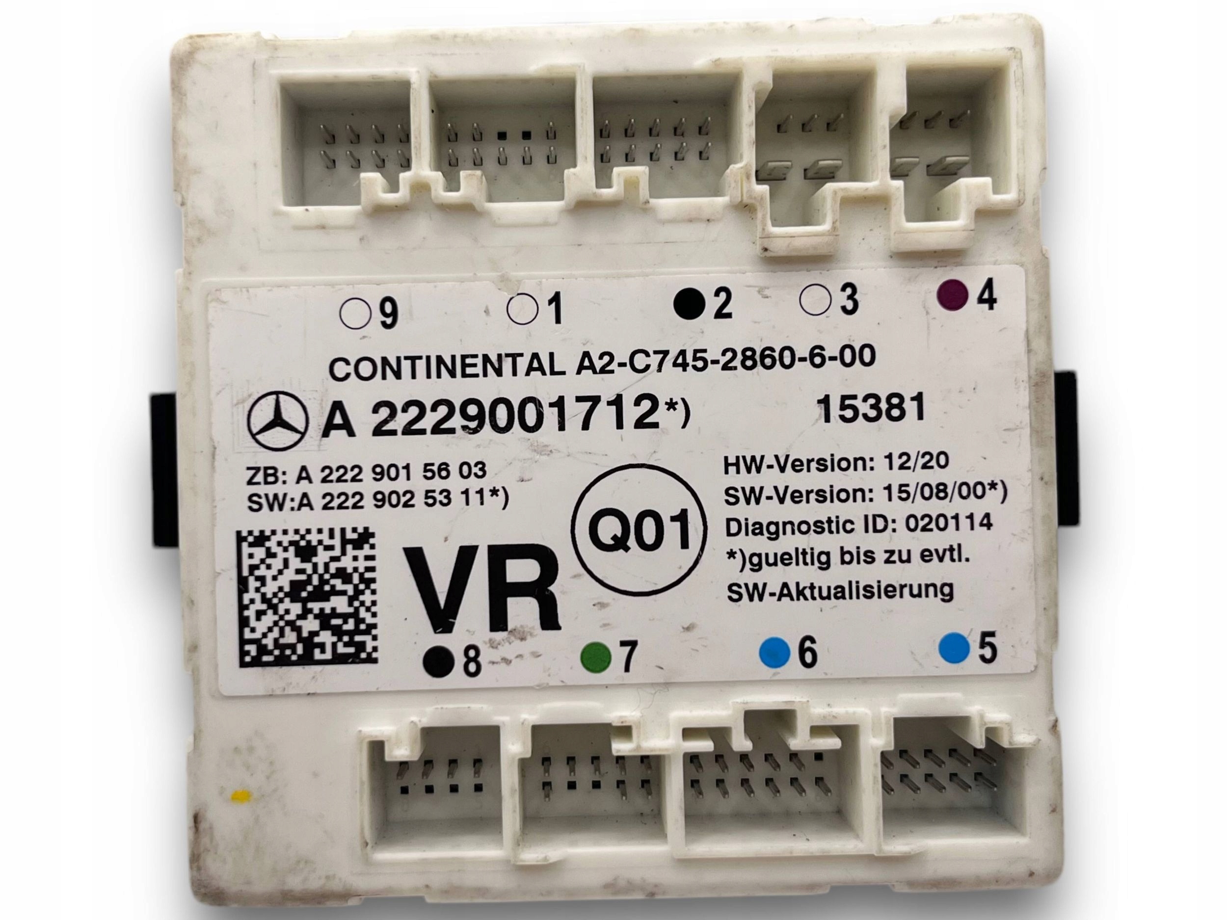 MERCEDES W205 control unit door 2229001712 @M