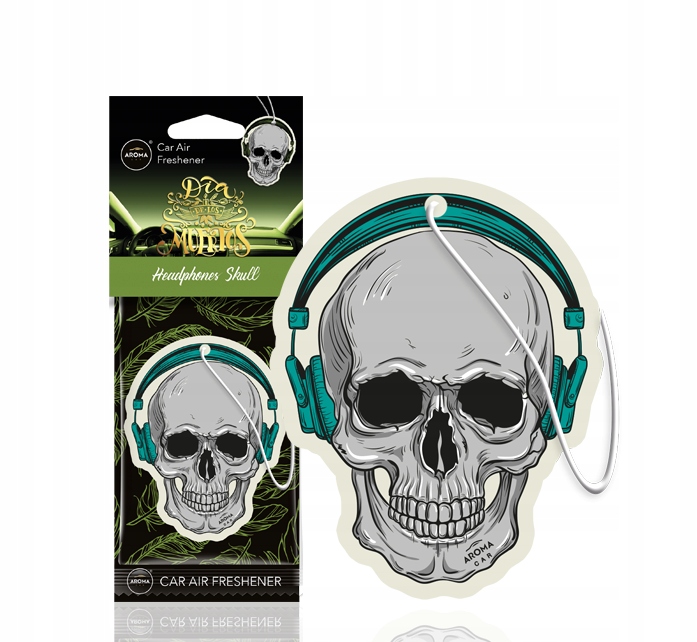 

Aroma Car Muertos Zapach Do Auta Headphones Skull