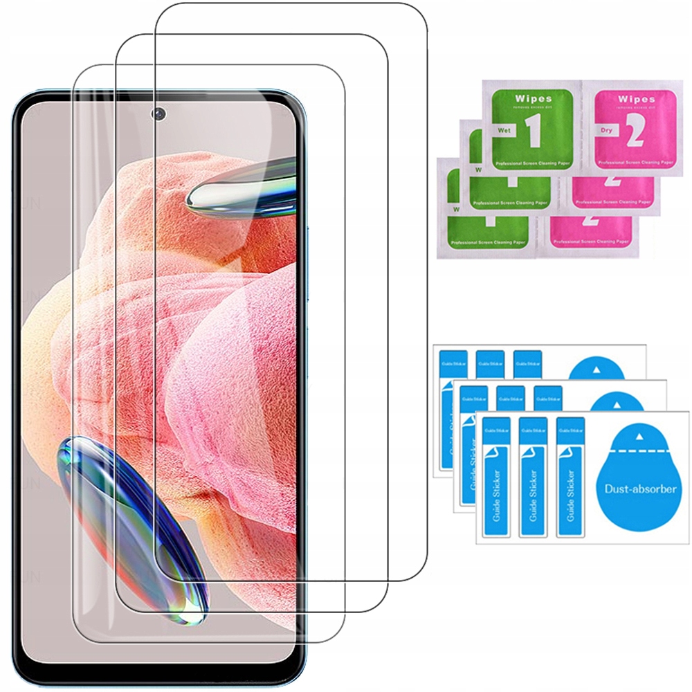 

3X Szkło Hartowane 9H do Xiaomi Redmi Note 12