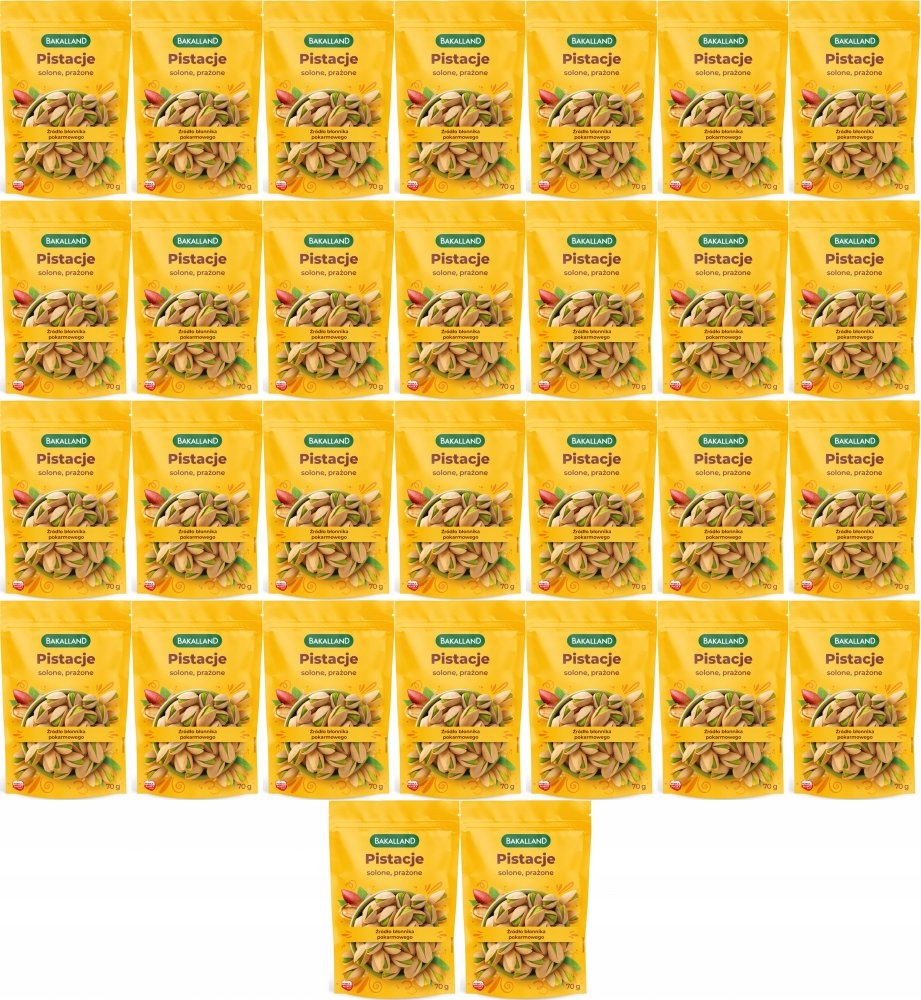 Pistacje prażone Bakalland 70g x30