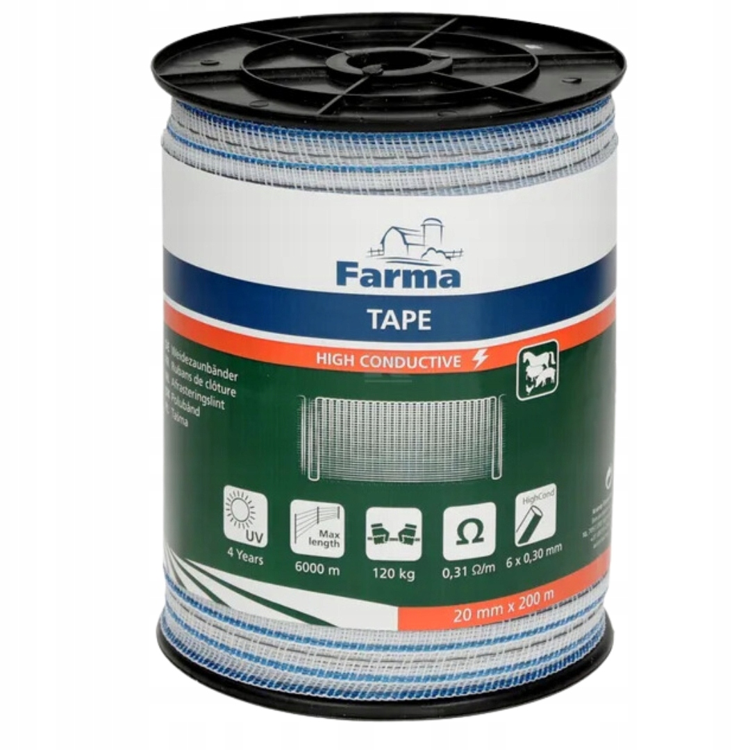 Taśma Farma 200m 20mm Profi HighCOND