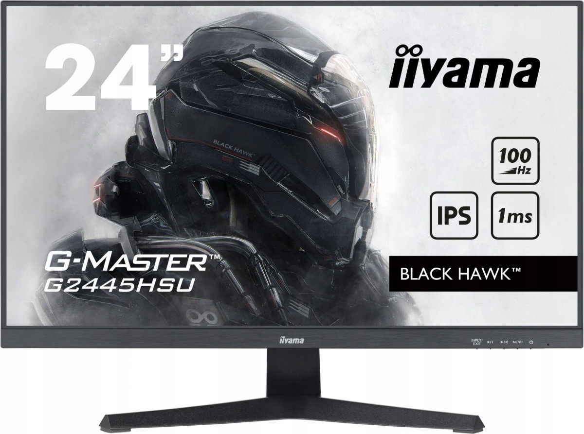 Iiyama Monitor 23,8 cala G2445HSU-B2 Ips Fhd 100Hz, 1ms 2xUSB 300cd