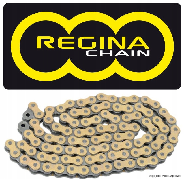 REGINA ŁAŃCUCH 420RH2 (136 OGNIW) MOTOCROSS DO 85 CCM ZŁOTY (124RH2/003)