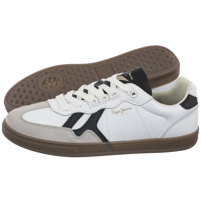 Pánské polobotky Tenisky Pepe Jeans Ball Class M White PMS00042
