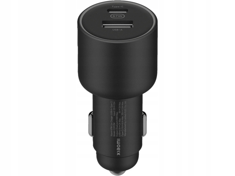 Ładowarka samochodowa Xiaomi 43907 67W Czarny