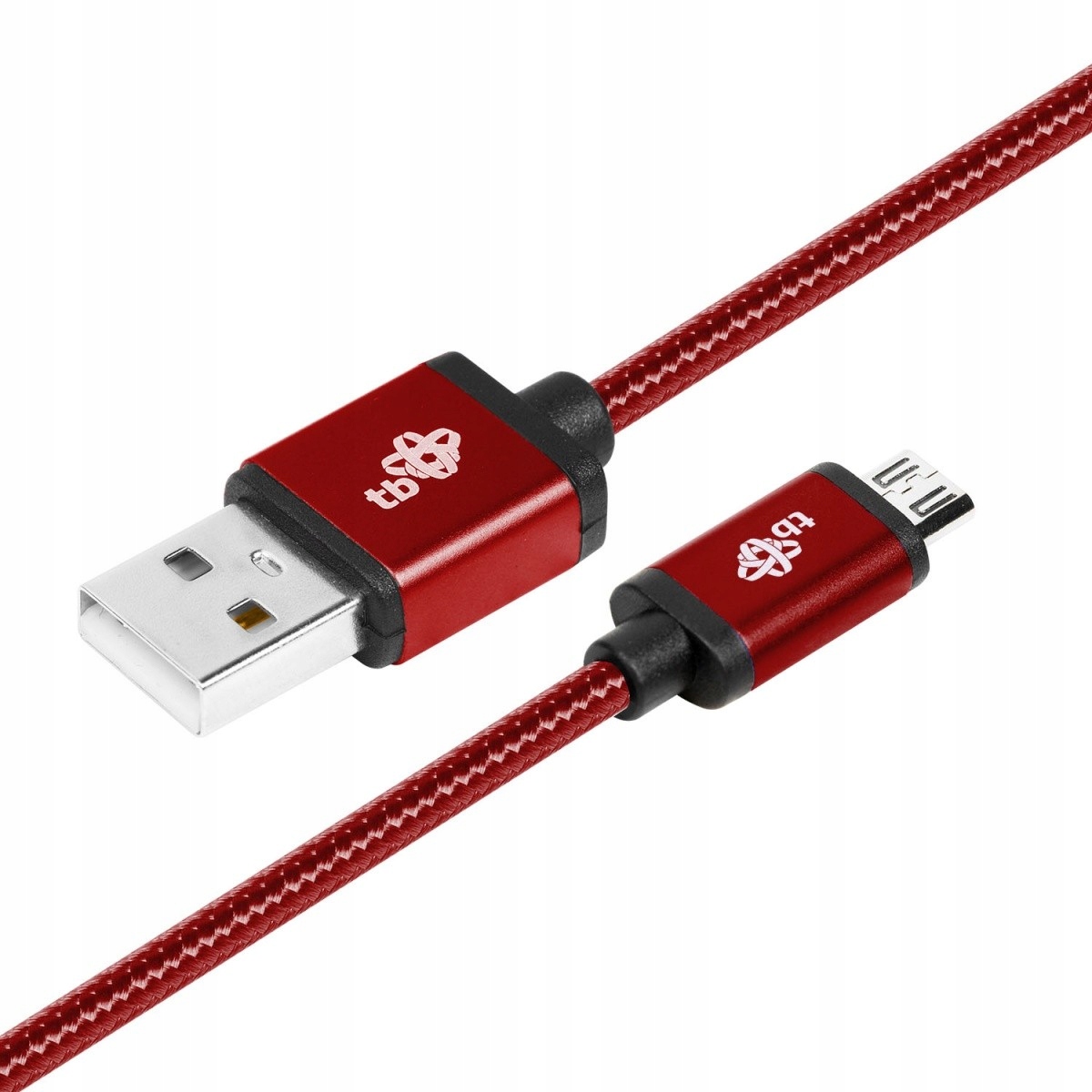 

Tb Kabel USB-micro Usb 1,5m rubinowy Oplot Jakość