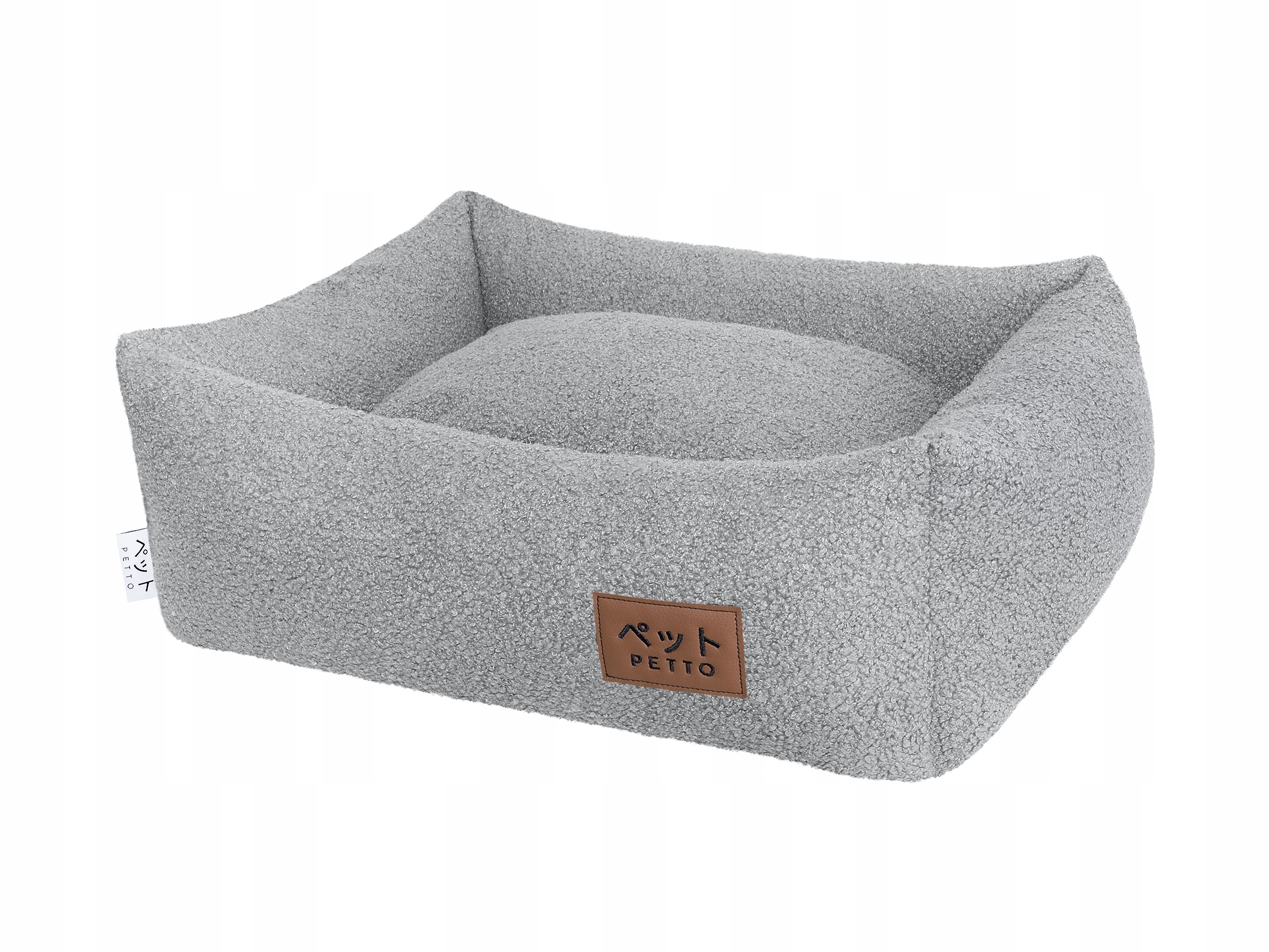 Levně Petto Pelíšek Osaka Cozy pro psy šedá M 95/75 cm