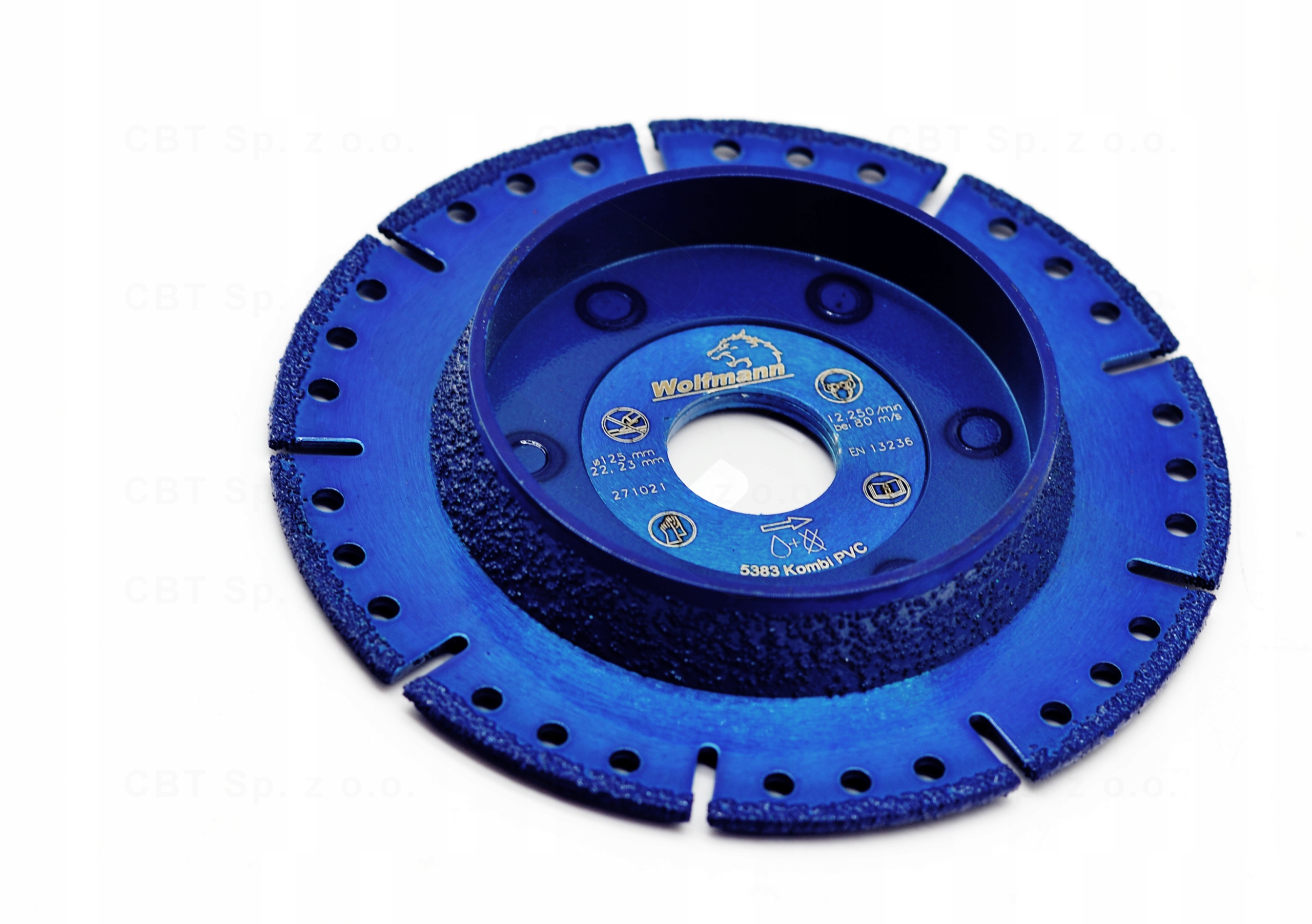 TARCZA DIAMENTOWA UFO DO CIĘCIA I FAZOWANIA RUR ŻELIWNYCH PCV 125 MM 22,2 Seria UFO