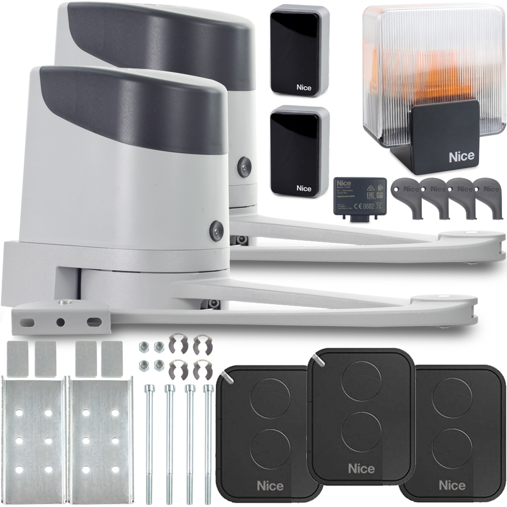 

Zestaw automatyki do bramy Nice Hopp 3xPILOT Lampa