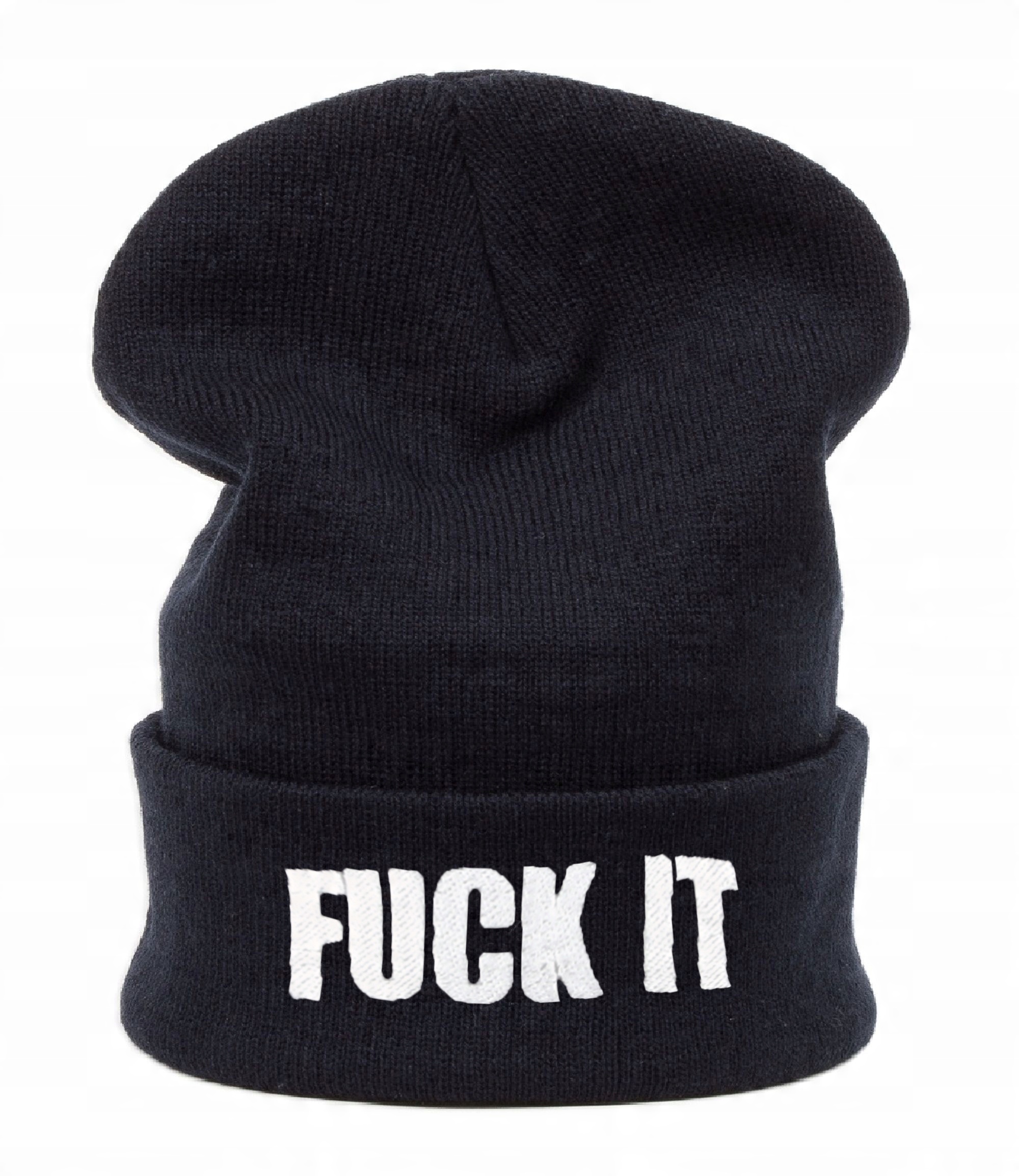 

Zimowa Czapka Beanie Ciepła F*ck It Haft