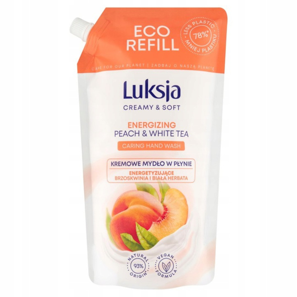 

Luksja Mydło w płynie zapas Brzoskwinia 900ml