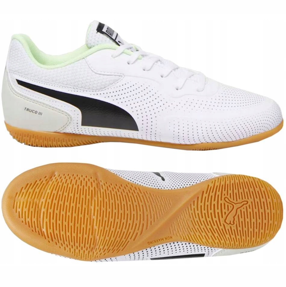 buty Truco III Jr Puma White-PUMA Black-