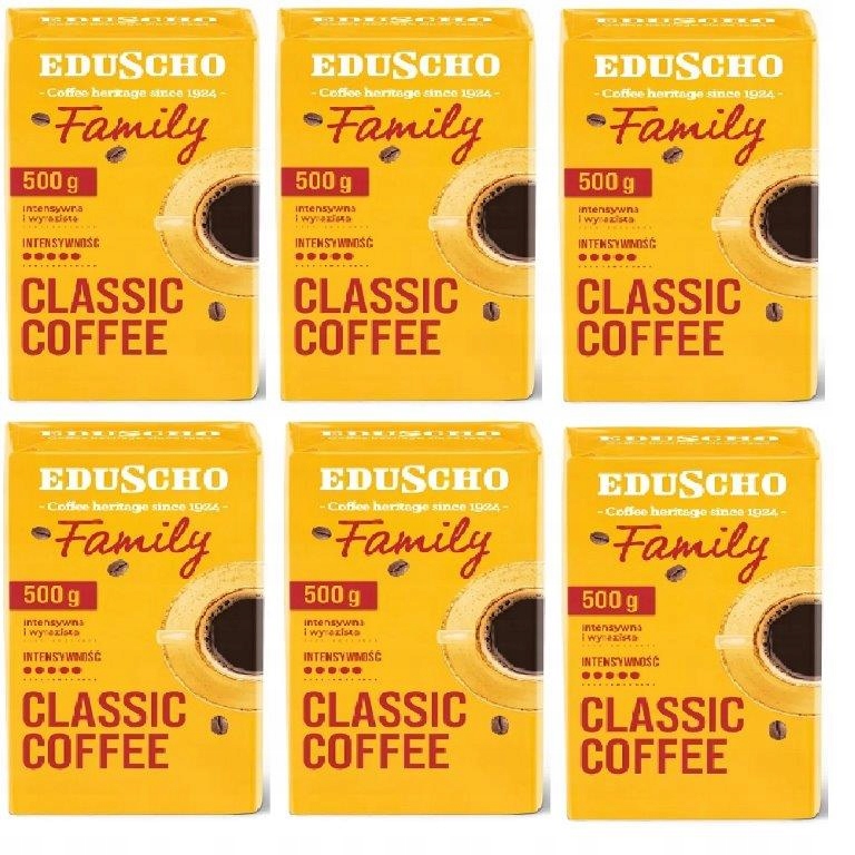 Kawa mielona Tchibo Eduscho Family 6x 500g