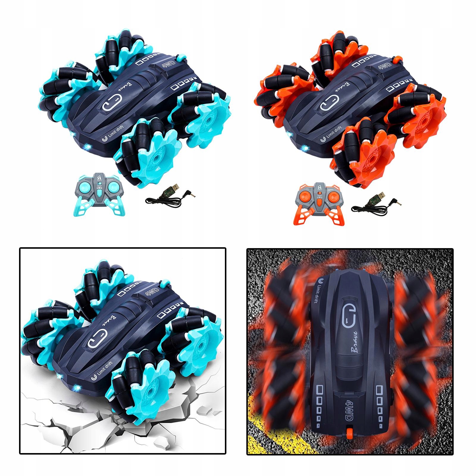 2 szt. 2.4G RC samochód zdalnie sterowanym Długość 15 cm